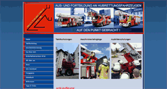 Desktop Screenshot of drehleiterausbildung.de